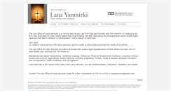 Desktop Screenshot of lanayamnizkilaw.com